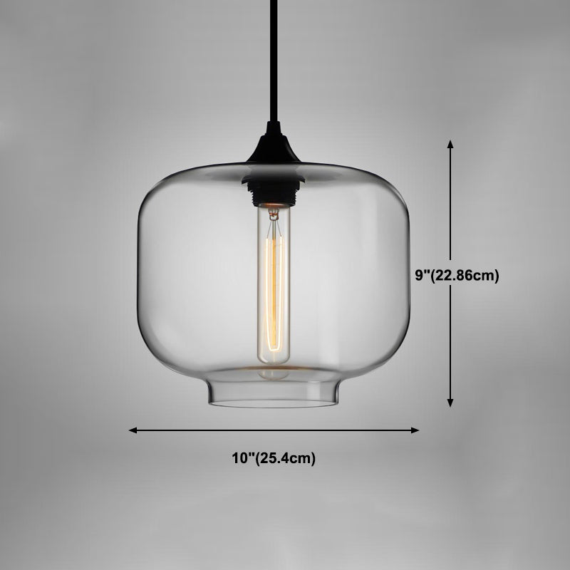 Modern Style Hanging Light Creative Glass Shade Pendant Lighting Fixture