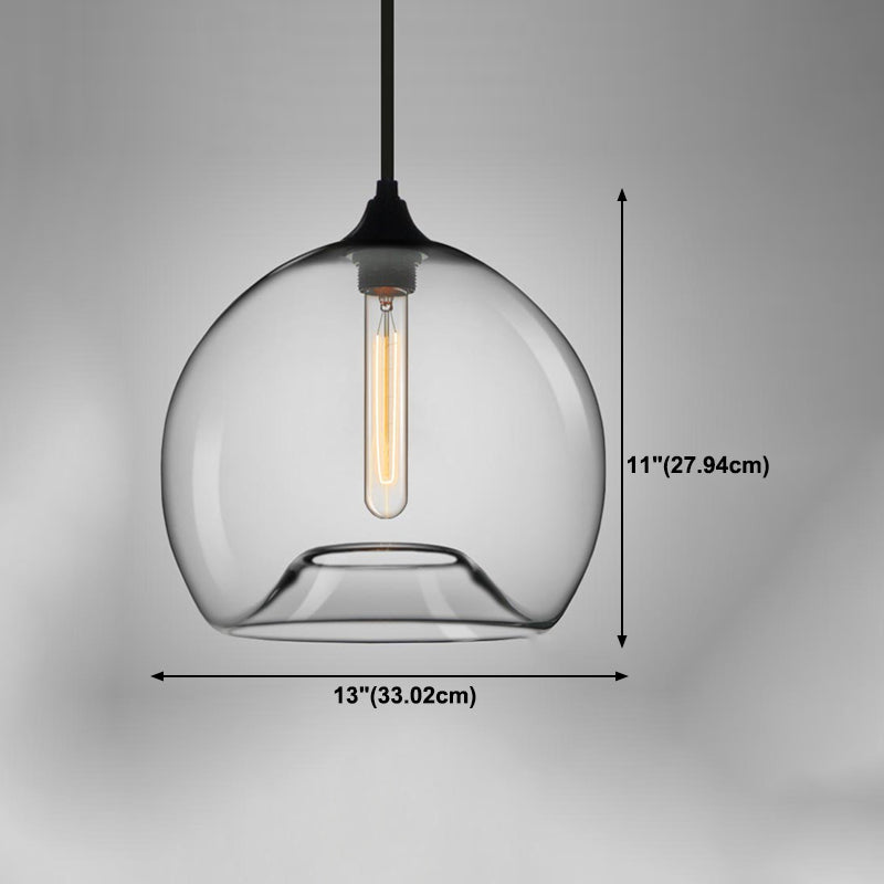 Modern Style Hanging Light Creative Glass Shade Pendant Lighting Fixture