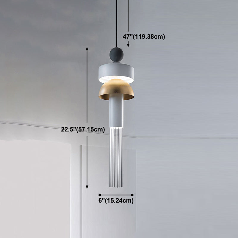 1 éclairage de suspension géométrique légère