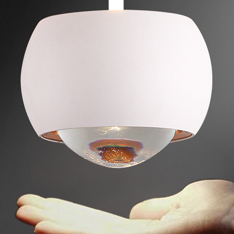 Forme ronde Metal Hanging Light Moderne 1 lumière suspendue à la lumière Light