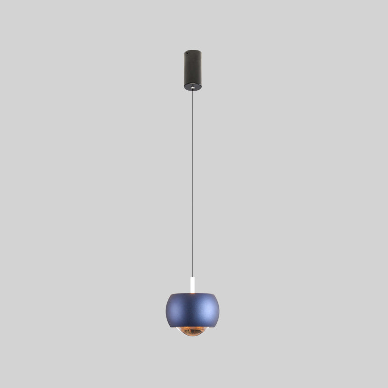 Forme ronde Metal Hanging Light Moderne 1 lumière suspendue à la lumière Light