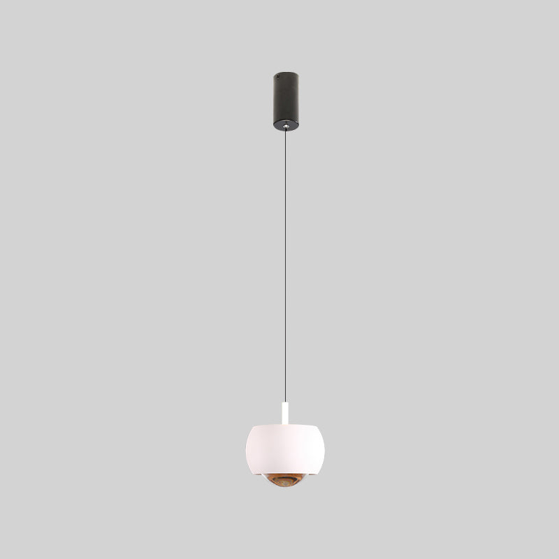 Forme ronde Metal Hanging Light Moderne 1 lumière suspendue à la lumière Light