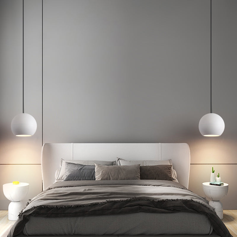 Pendentif géométrique en aluminium Light moderne LED coloré pendentif suspendu pour le salon