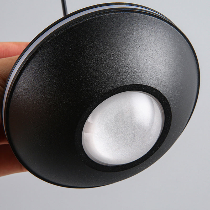 Pendentif géométrique en aluminium Light moderne LED coloré pendentif suspendu pour le salon