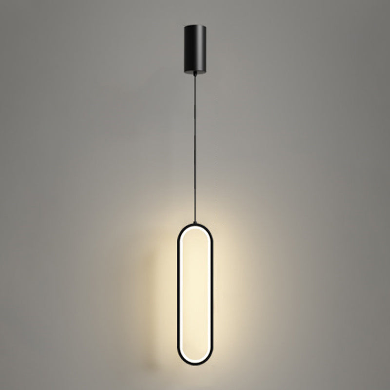 Style moderne forme linéaire lumières suspendues en métal luminaires suspendus