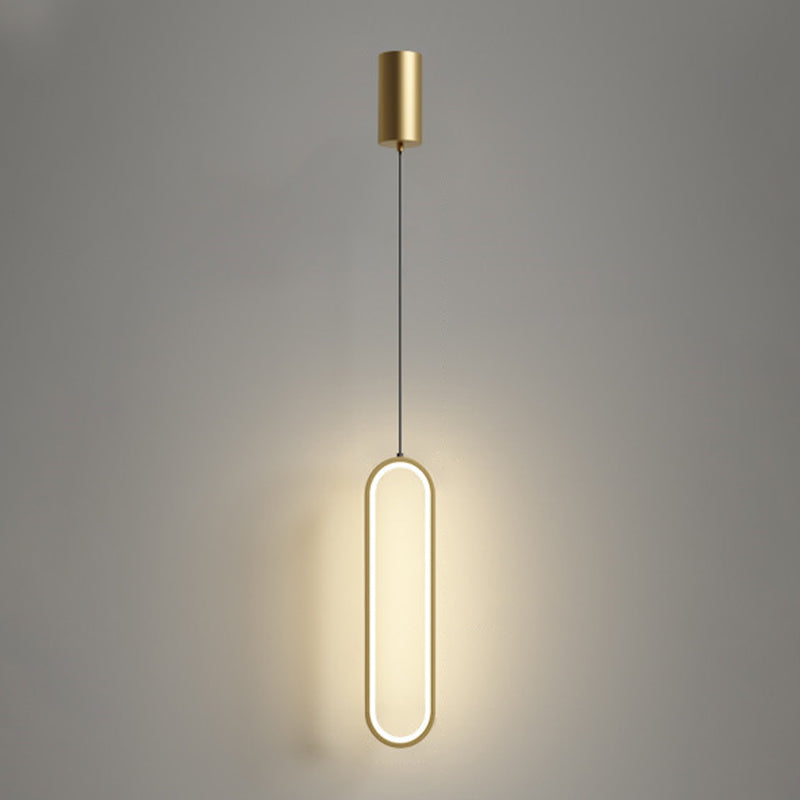 Style moderne forme linéaire lumières suspendues en métal luminaires suspendus