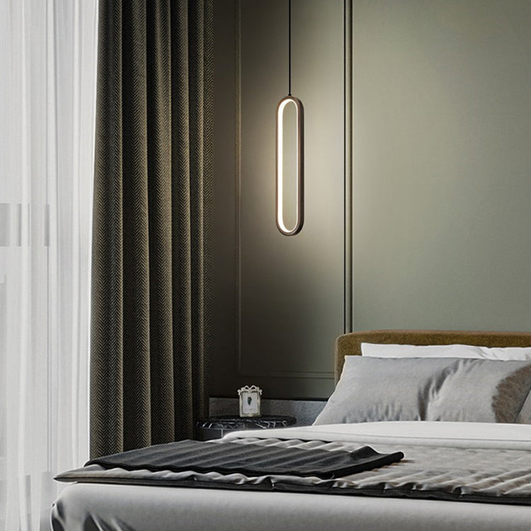 Style moderne forme linéaire lumières suspendues en métal luminaires suspendus