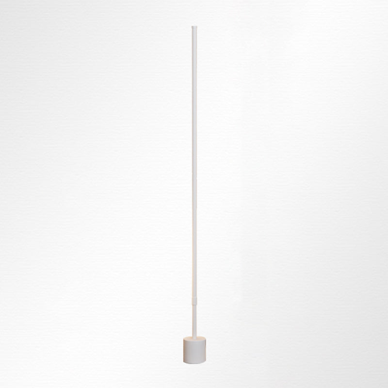 Linear Shape Floor Lamp Contemporary Style Metal 1 Light Floor Lighting