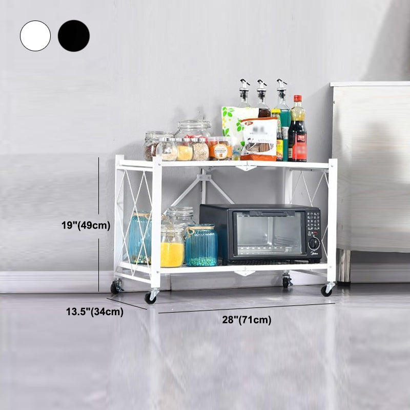 Industrial Open Etagere Bücherregal Metall -Bücherregal mit Zaubererrädern