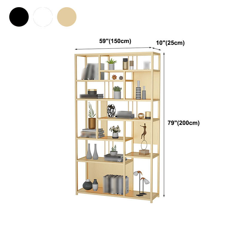 9.84 "W 78.74" H Bücherscheibe Open Rücken -Glam -Stil für Lernraum Home Office