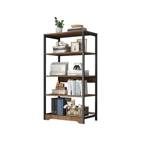 Industrielle offene Etagere -Bücherregal -Stahl -Rahmen -Holzregal -Buchhandel
