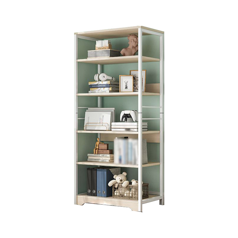 Industrielle offene Etagere -Bücherregal -Stahl -Rahmen -Holzregal -Buchhandel