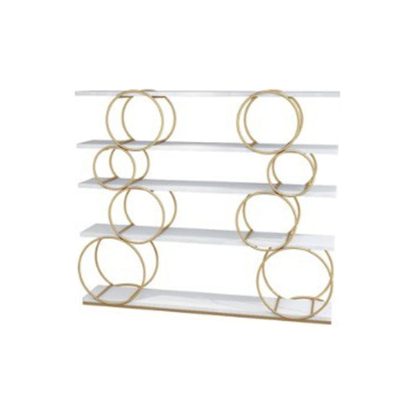 11.81 "W libreria di libreria glam in stile aperta libreria per la sala da studio dell'ufficio