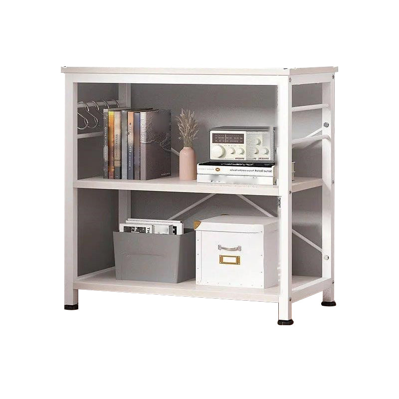 Industrielle vertikale offene Bücherregal -Metallrahmen -Holzregal -Bücherregal