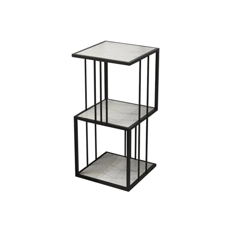 Glam Open Etagere Bookshelf di ferro verticale libreria per la casa