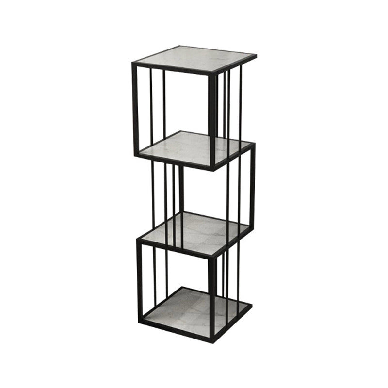 Glam Open Etagere Bookshelf di ferro verticale libreria per la casa