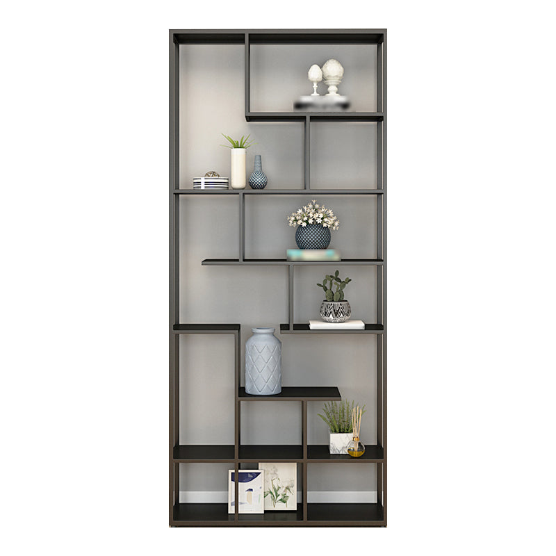 81 "H Bookcase Open Back in stile Glam per lo studio Home Office