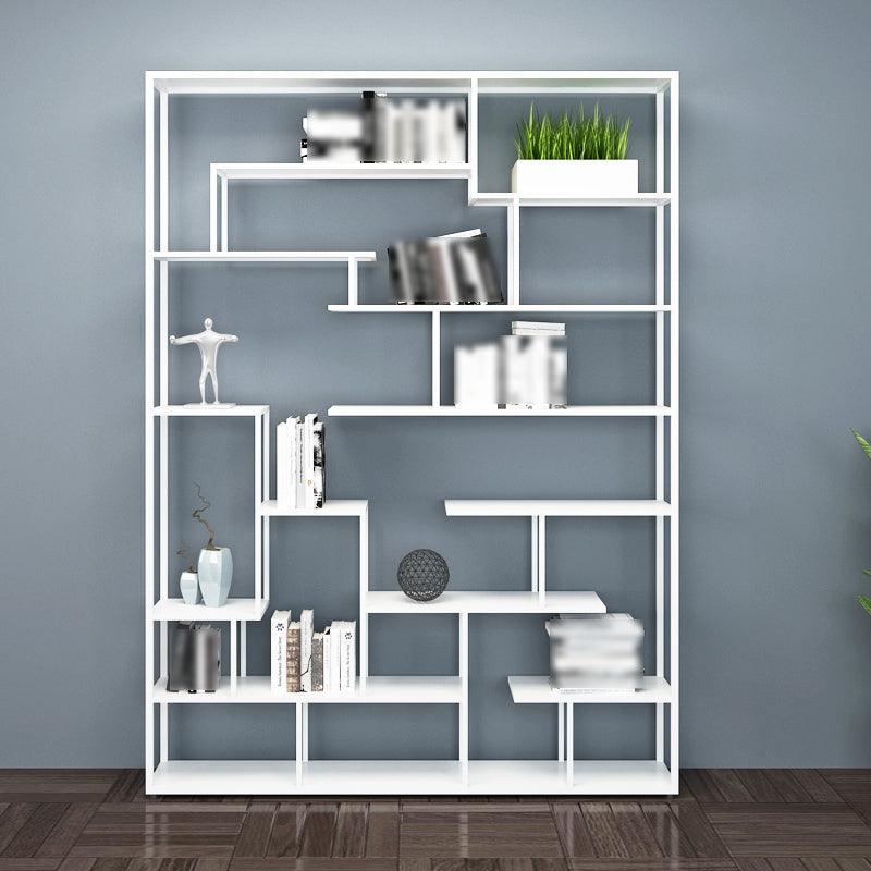 81 "H Bookcase Open Back in stile Glam per lo studio Home Office