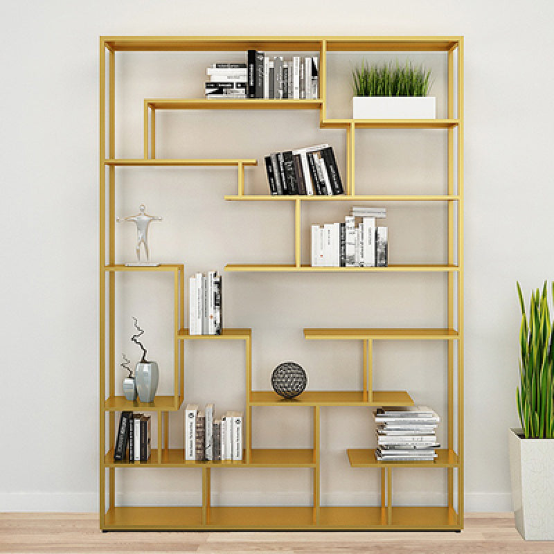 81 "H Bookcase Open Back in stile Glam per lo studio Home Office