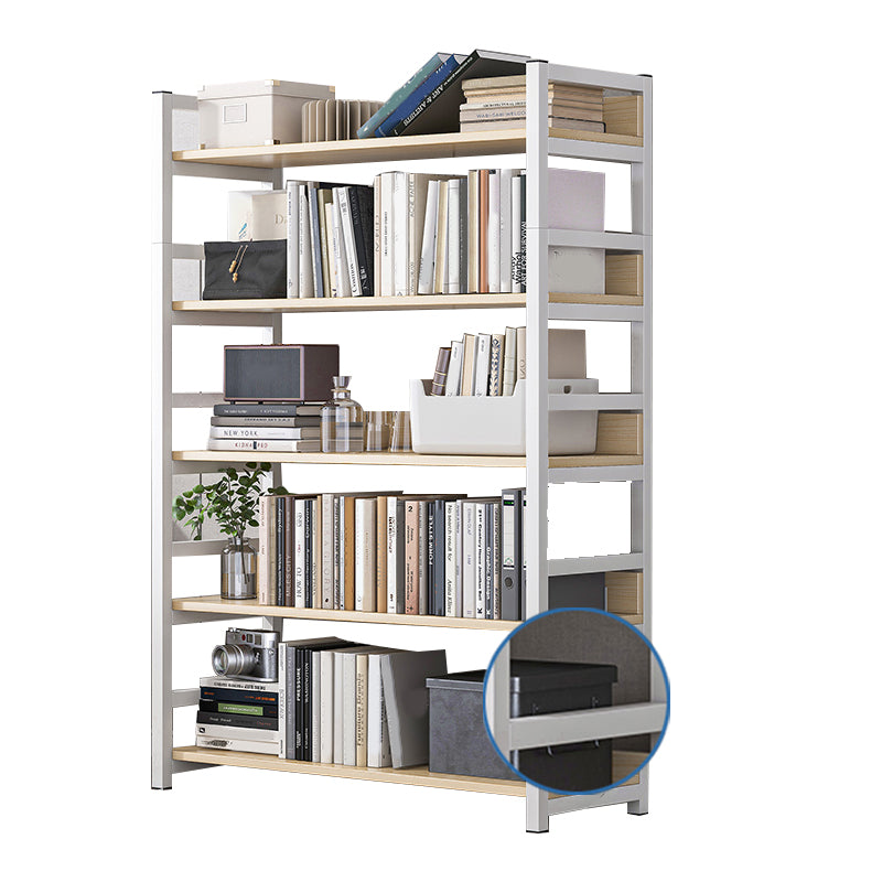 Industrielle vertikale Etagere -Bücherregal -Stahlrahmen -Holzregal -Buchhandel
