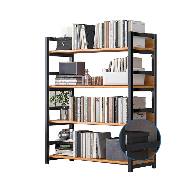 Industrielle vertikale Etagere -Bücherregal -Stahlrahmen -Holzregal -Buchhandel