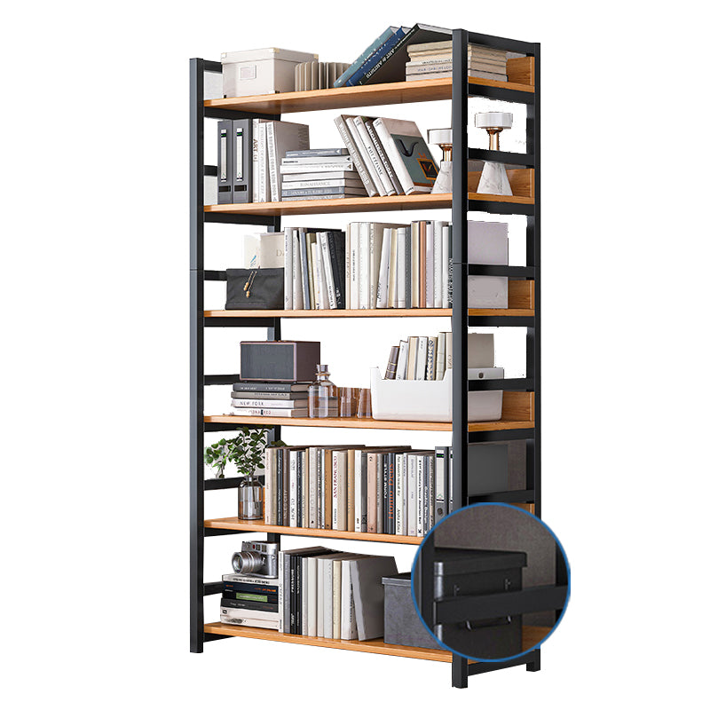 Industrielle vertikale Etagere -Bücherregal -Stahlrahmen -Holzregal -Buchhandel