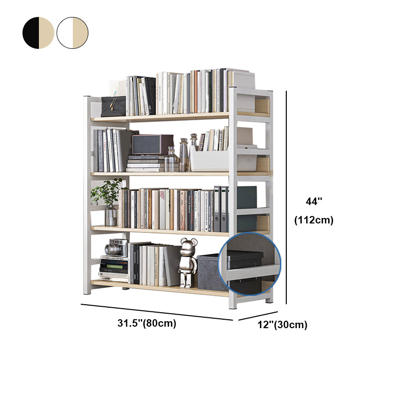 Industrielle vertikale Etagere -Bücherregal -Stahlrahmen -Holzregal -Buchhandel