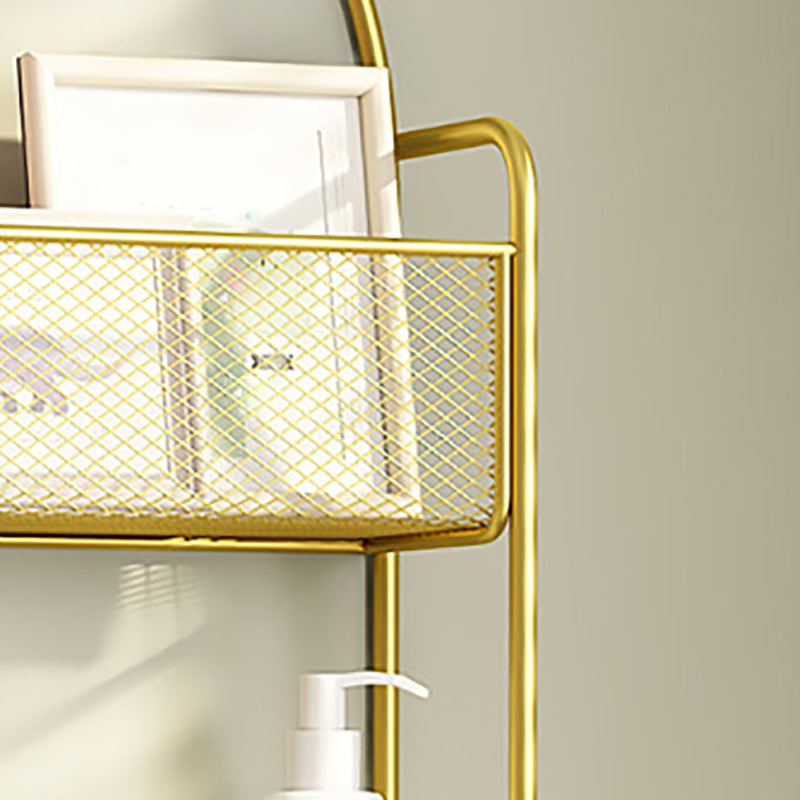 Libreria in stile glam a parete per la casa per l'ufficio e la sala da studio