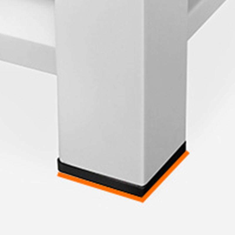 Stahl Industrial Etagere Bücherregal Weiß und Schwarz vertikaler Bücherregal für Zuhause