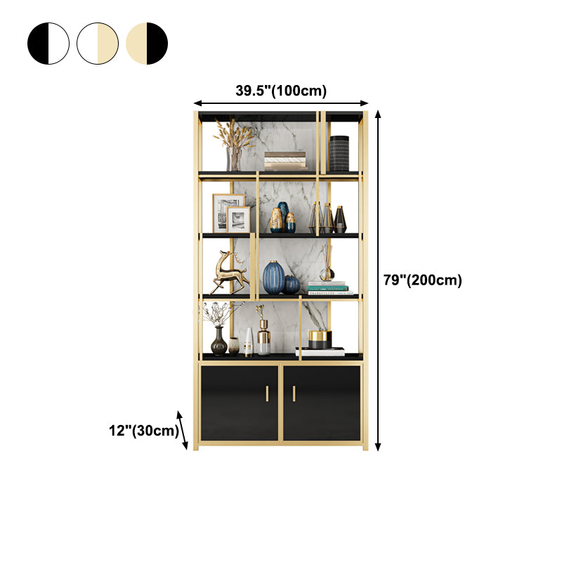 12 "W 79" H BOOKSHELF GLAM STYLE OPEN BACK BESUCH FÜR DEN LETZT ZUHAMMEN Home Office