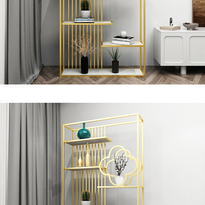 71 "H Bücherscheibe Glamstil Open Back Bücherregal für Home Office Study Room