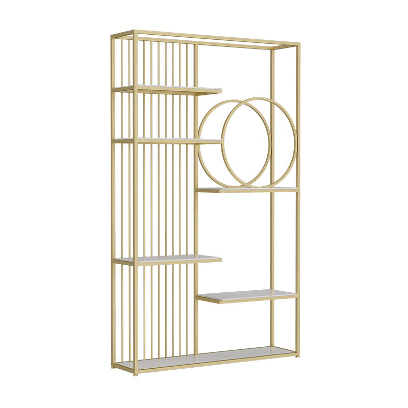 70,87 "H Bookshelf Glam Style Open Back Bücherregal für Home Office Study Room