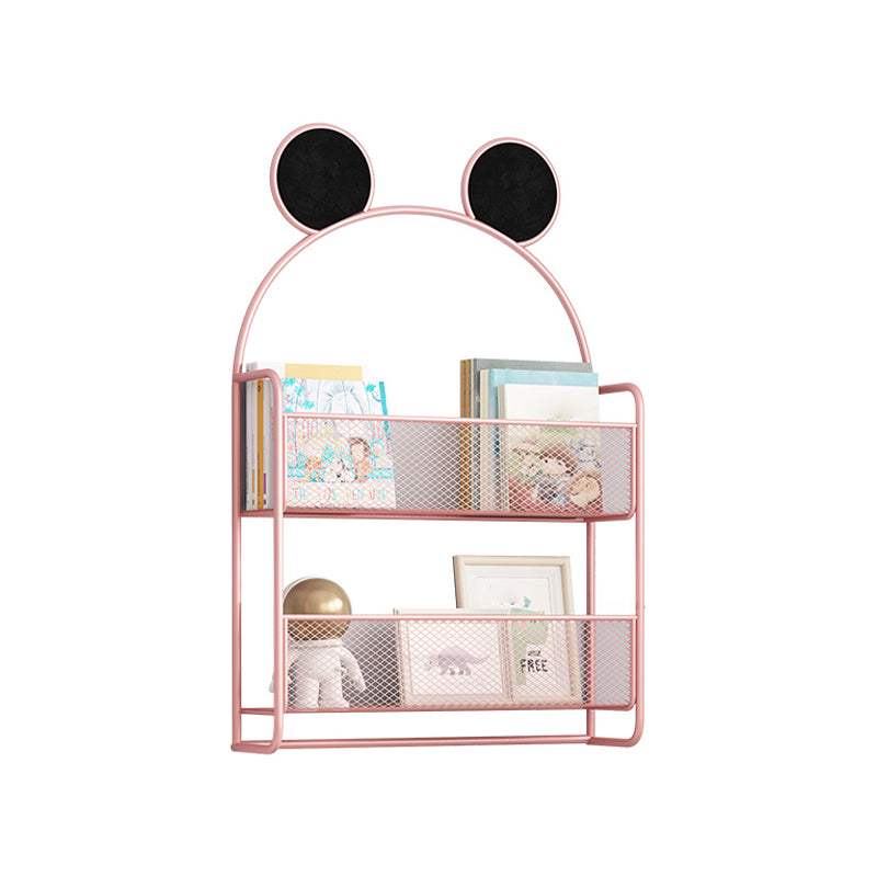 Wall Mounted Bookcase Scandinavian Style Bookshelf for Home Office Study Room