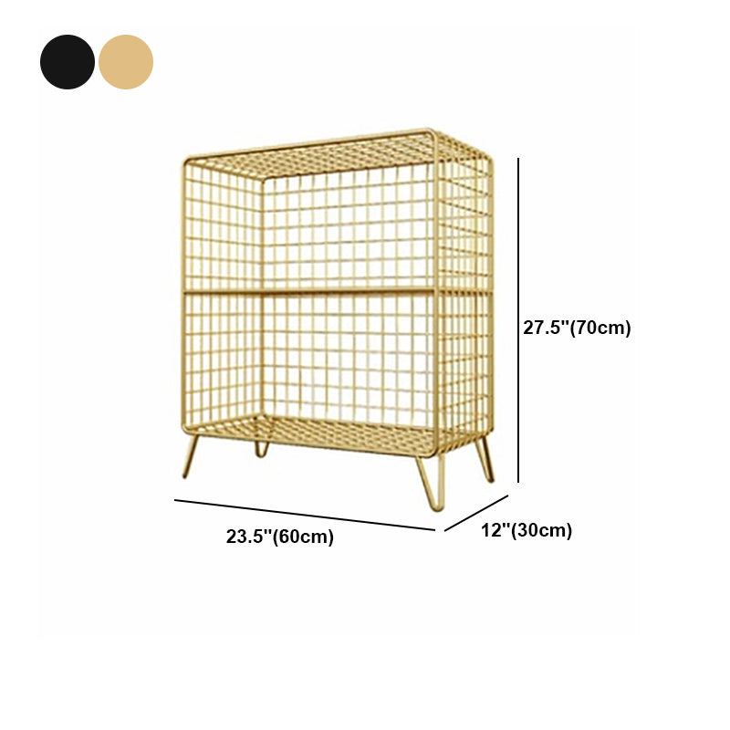 Libreria standard industriale di ferro chiuso libreria verticale per camera da letto