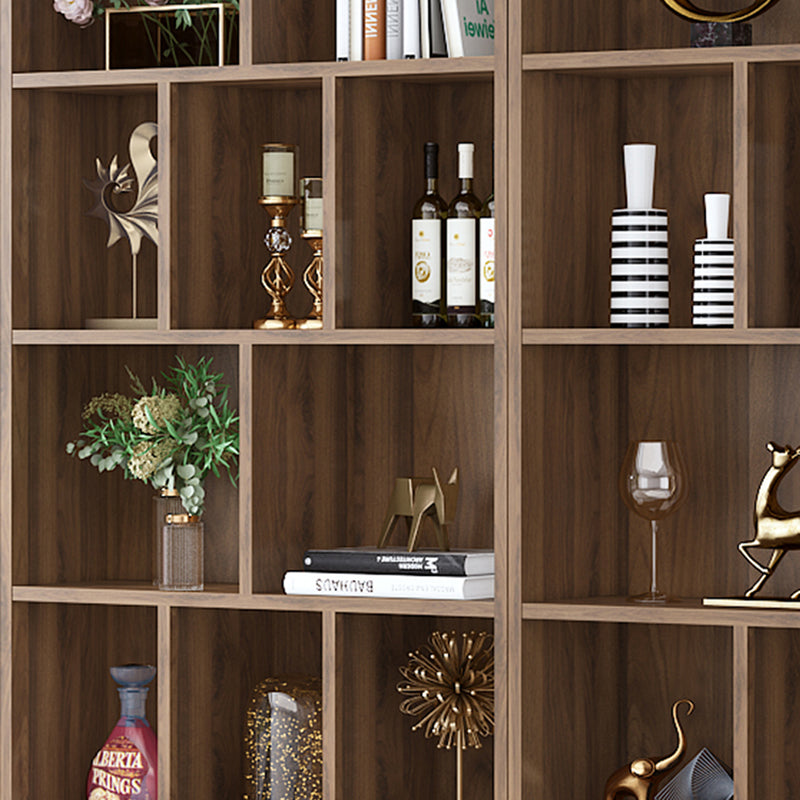 Libreria di libreria chiusa a back -scandinavo libreria per ufficio a casa e sala da studio