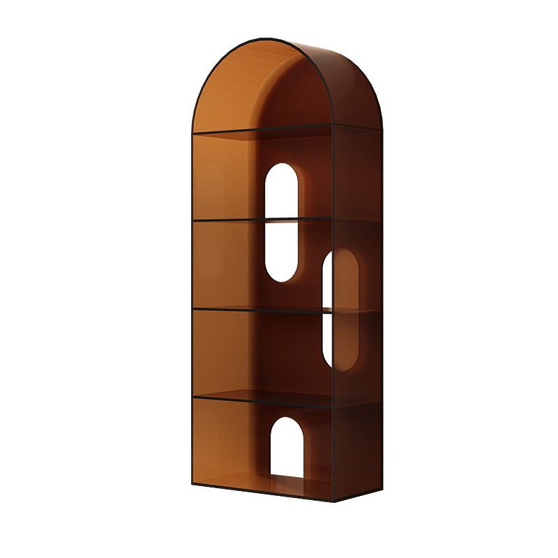 Open Back Bookshelf Acryl -Skandinavian Style -Bücherregal für Home Office Study Room