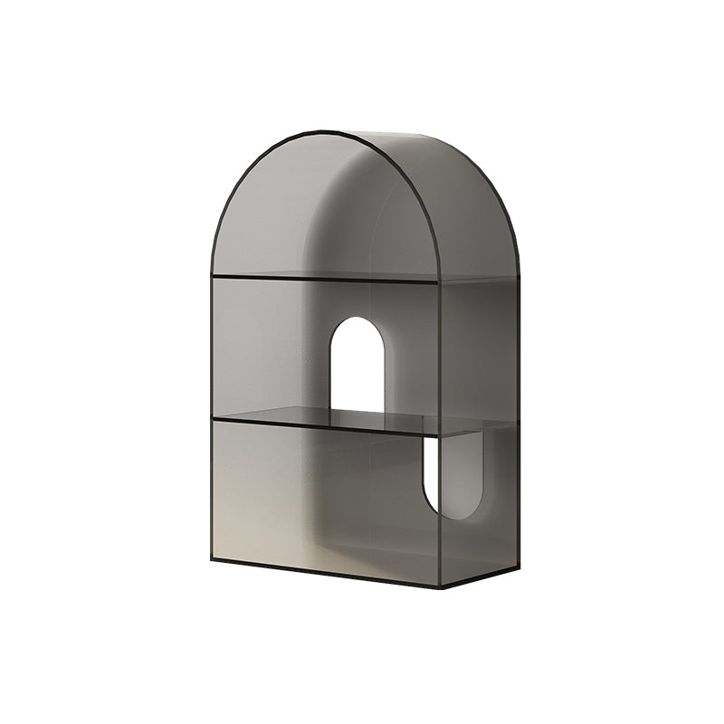 Open Back Bookshelf Acryl -Skandinavian Style -Bücherregal für Home Office Study Room