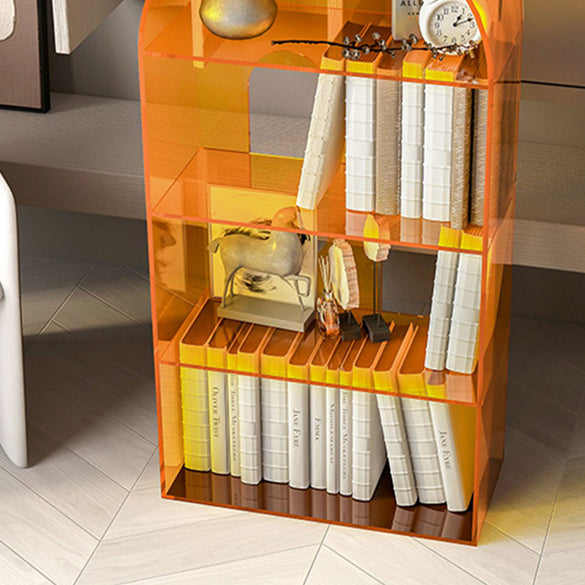 Open Back Bookshelf Acryl -Skandinavian Style -Bücherregal für Home Office Study Room