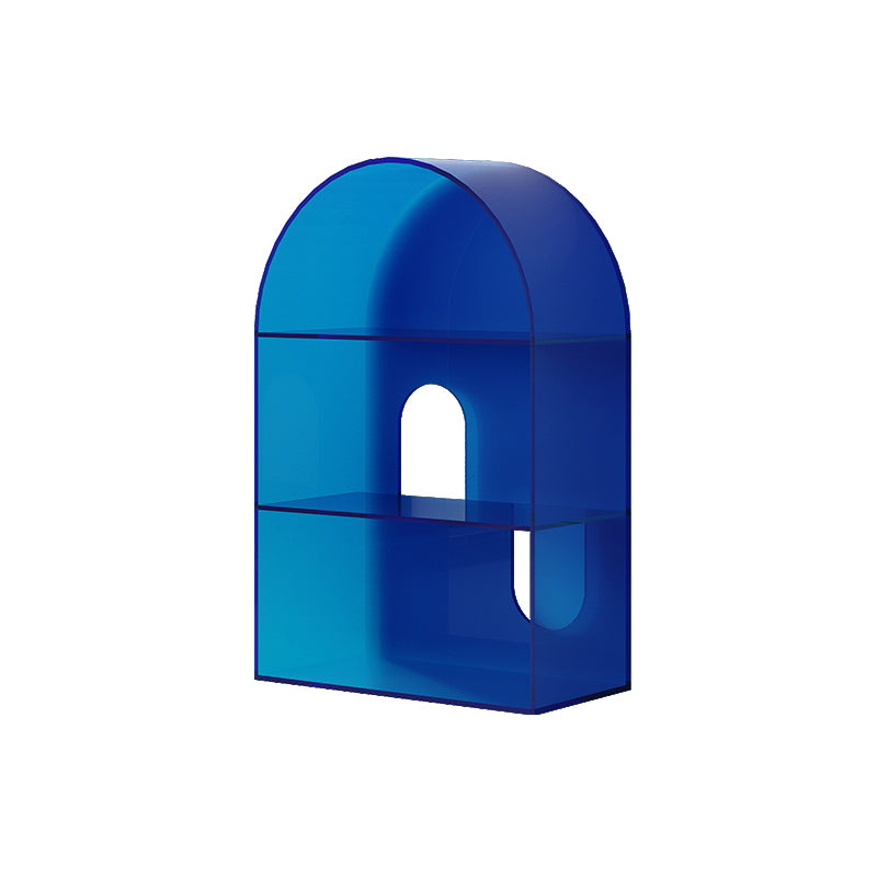 Open Back Bookshelf Acryl -Skandinavian Style -Bücherregal für Home Office Study Room