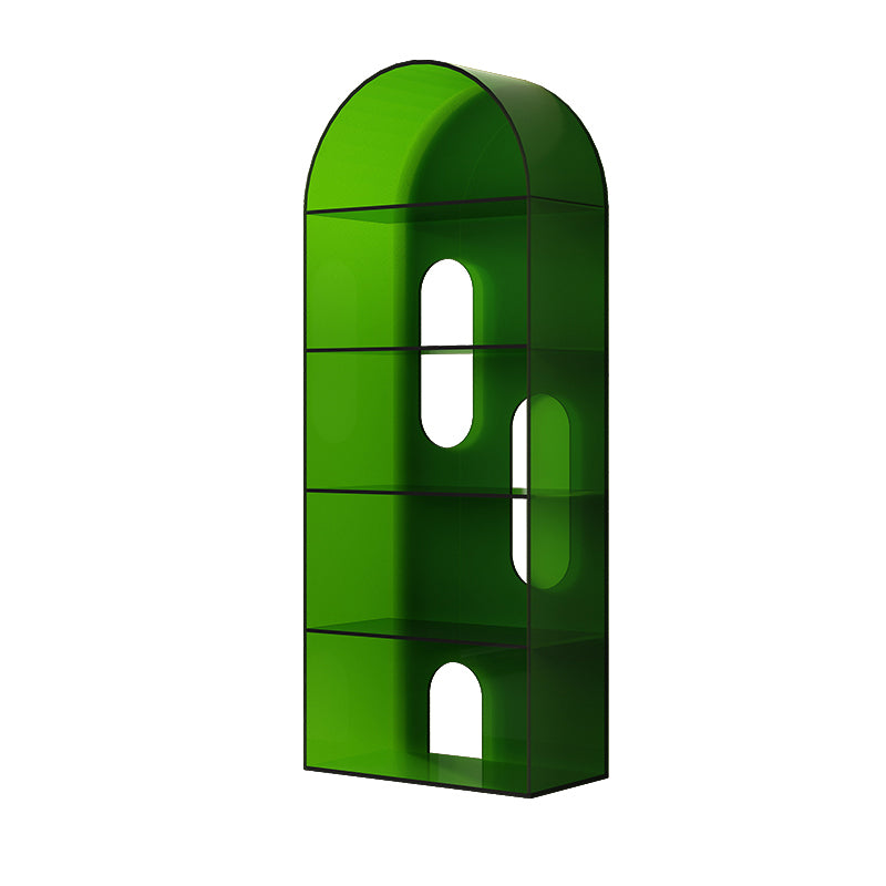 Open Back Bookshelf Acryl -Skandinavian Style -Bücherregal für Home Office Study Room