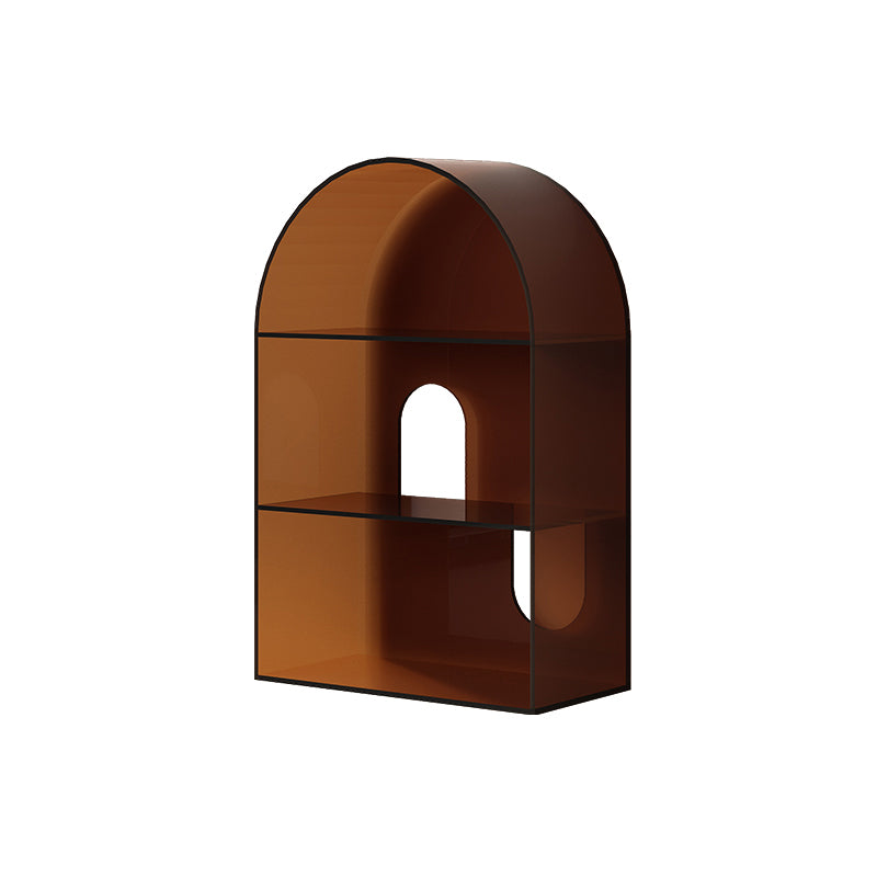 Open Back Bookshelf Acryl -Skandinavian Style -Bücherregal für Home Office Study Room
