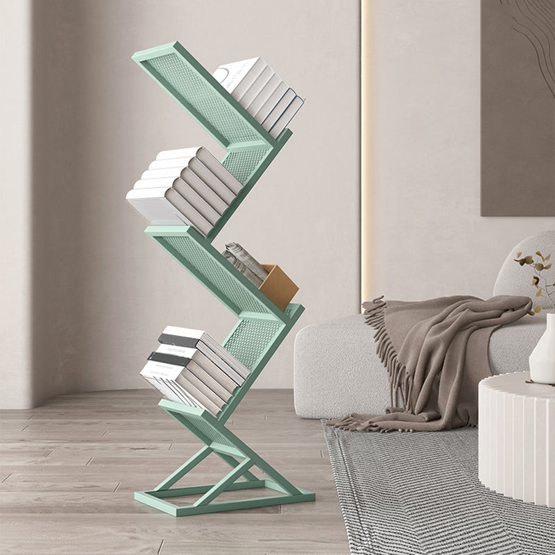 Libreria chiusa in metallo in stile scandinavo per l'home office