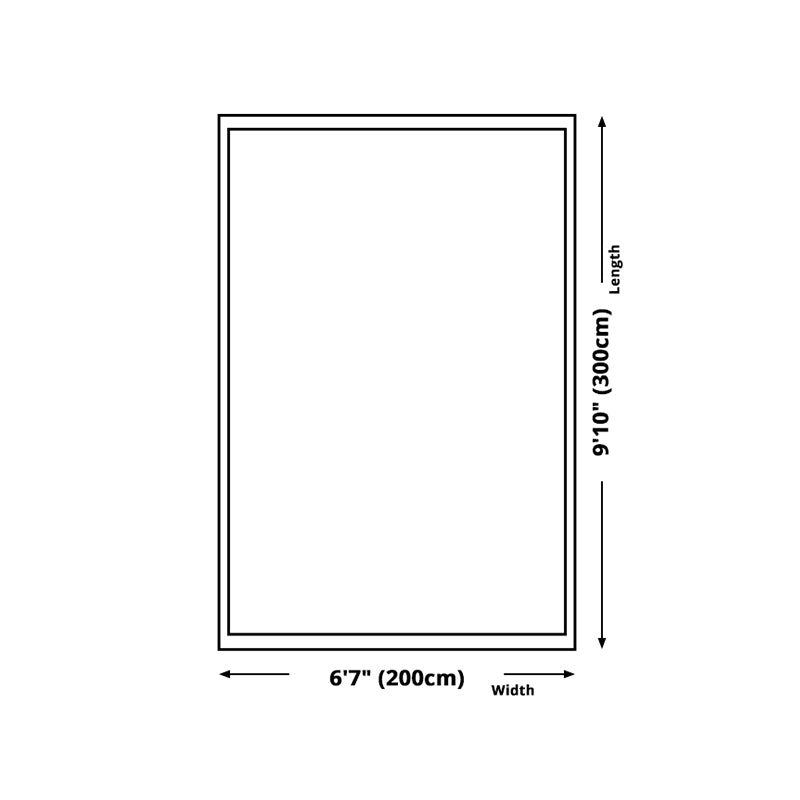 Navy Morocco Rug Polyester Print Indoor Rug Non-Slip Backing Rug for Drawing Room