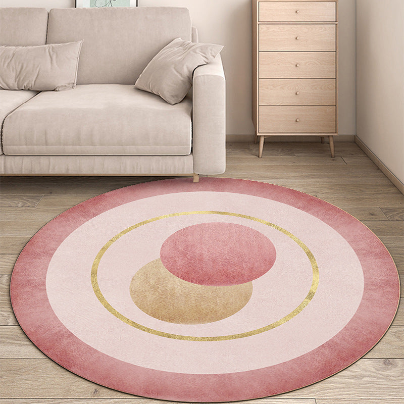 Tapis de gradient en polyester moderne gris tapis de support sans glissement pour décoration intérieure