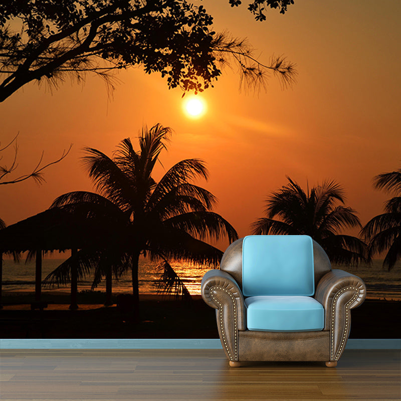 Modern Style Mural Wallpaper Tropical Landscape Environment Friendly Bedroom Wall Mural