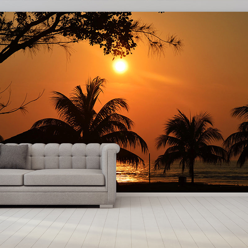 Modern Style Mural Wallpaper Tropical Landscape Environment Friendly Bedroom Wall Mural