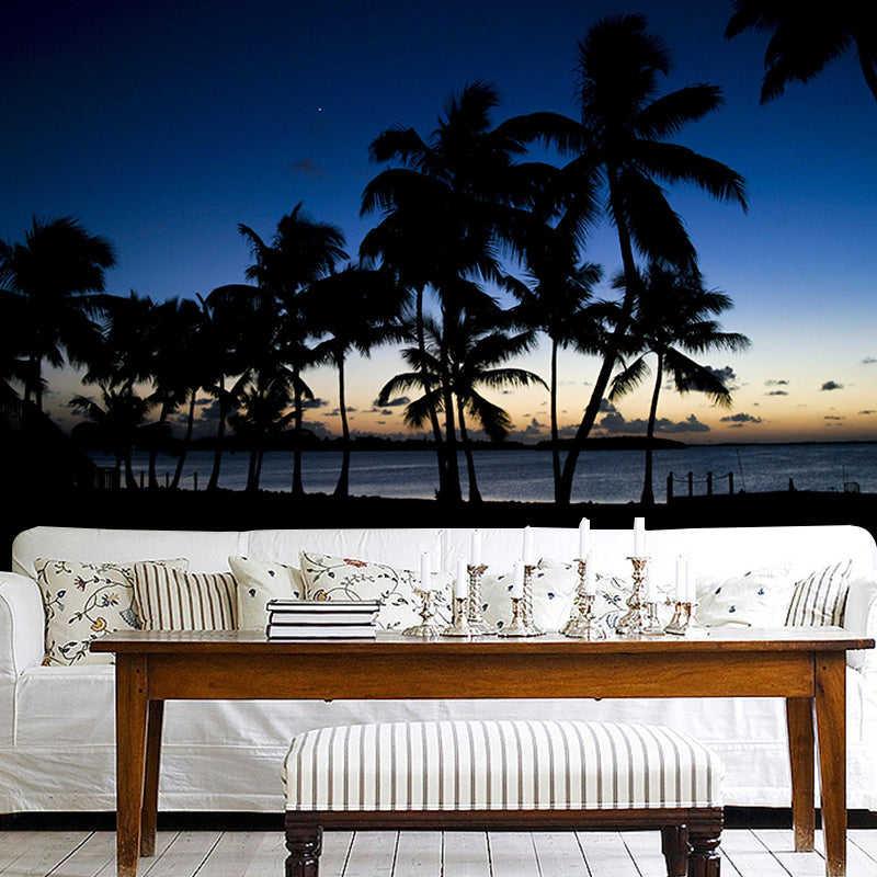 Environment Friendly Wall Mural Wallpaper Tropical Landscape Sitting Room Wall Mural