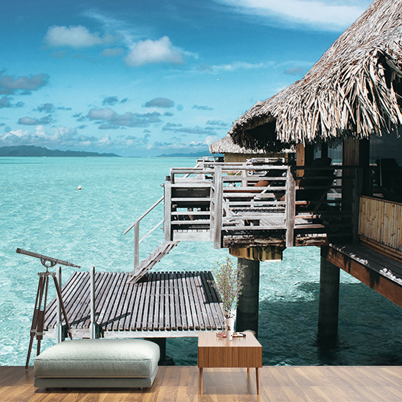 Photography Environment Friendly Mural Wallpaper Tropical Scenery Bedroom Wall Mural