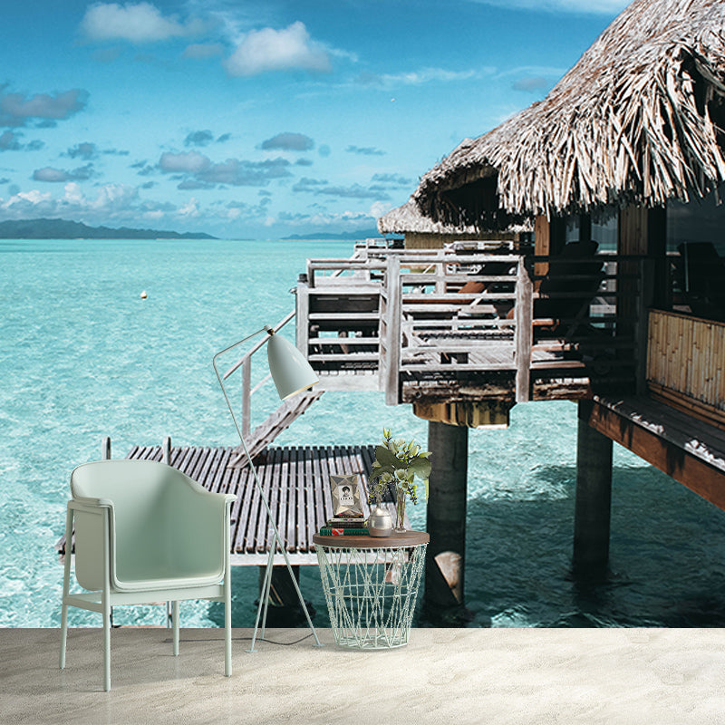 Photography Environment Friendly Mural Wallpaper Tropical Scenery Bedroom Wall Mural