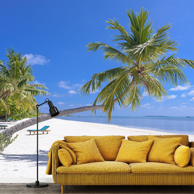 Environmental Wall Mural Wallpaper Tropical Landscape Sitting Room Wall Mural